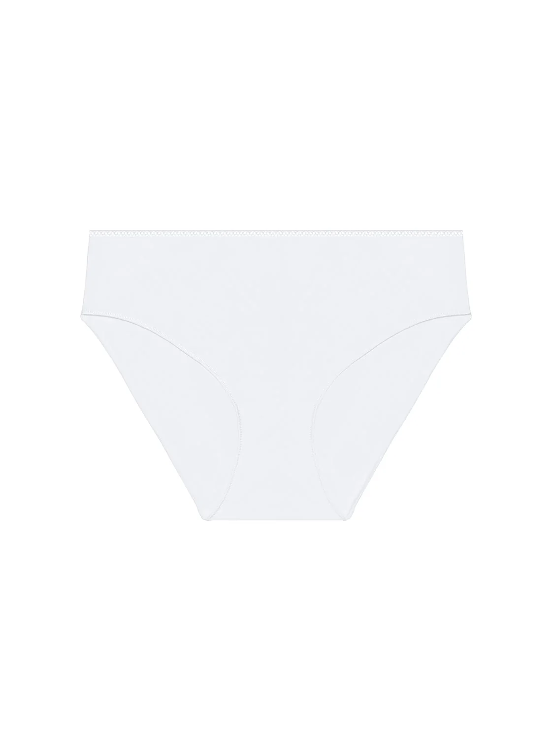 High waist cotton slip - White - Image 2