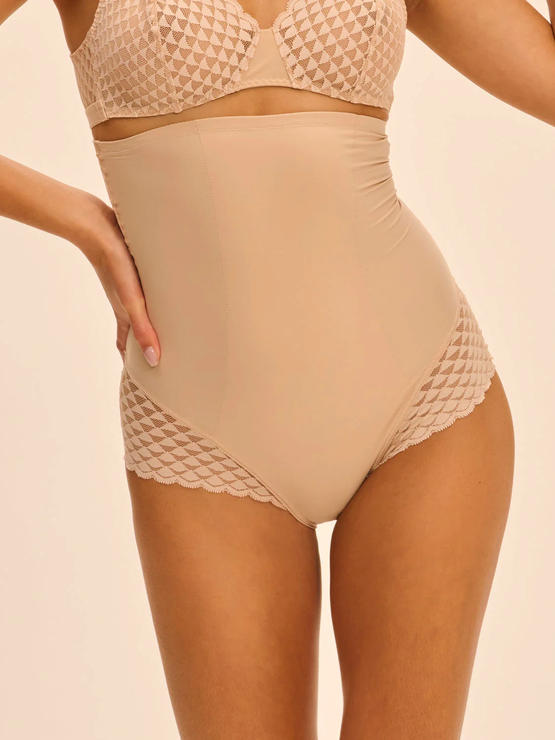 High waist shaper - Peau rosée - Image 4
