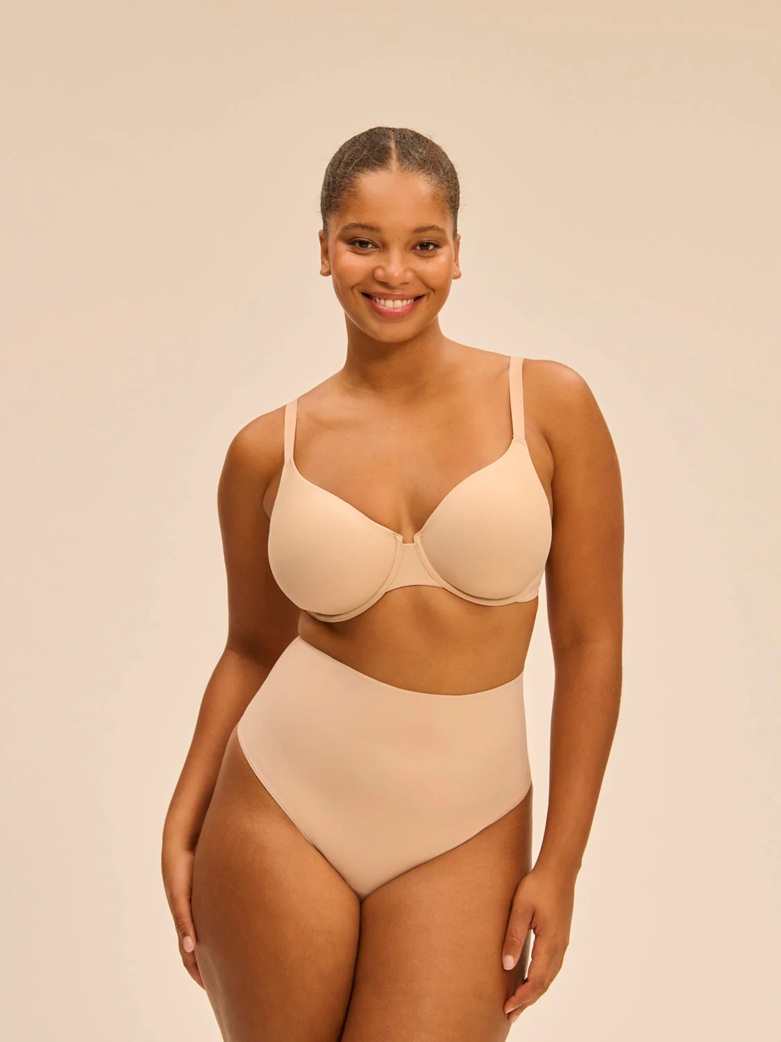 High waist shaper thong - Peau rosée - Image 10