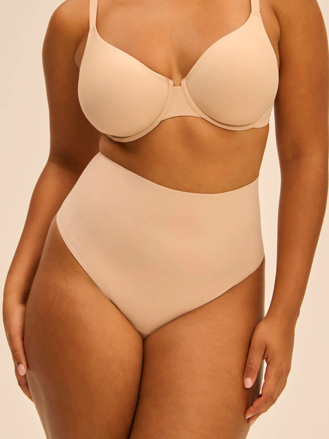 High waist shaper thong - Peau rosée - Image 7