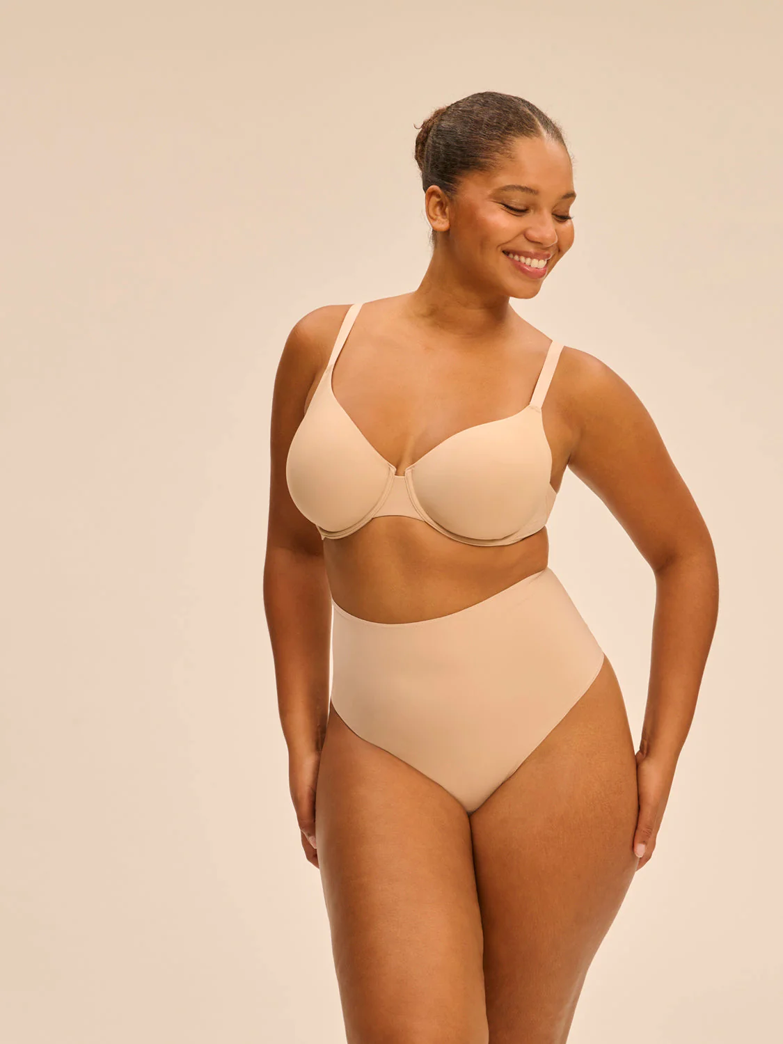 High waist shaper thong - Peau rosée - Image 9