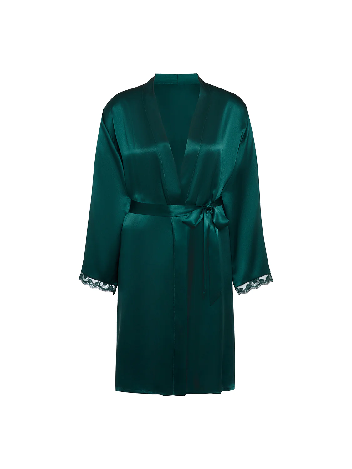 Kimono  - Emerald green - Image 6