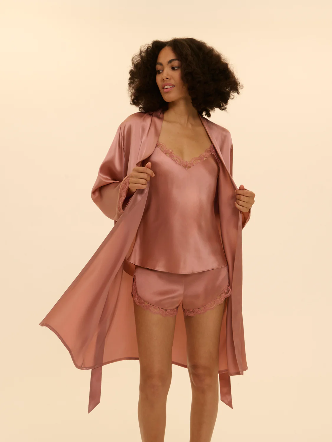 Kimono - Smokey Pink - Image 3