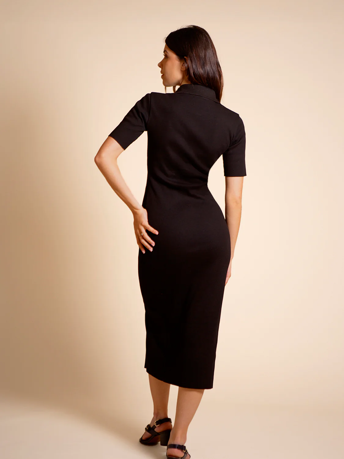 Long dress - Black - Image 3