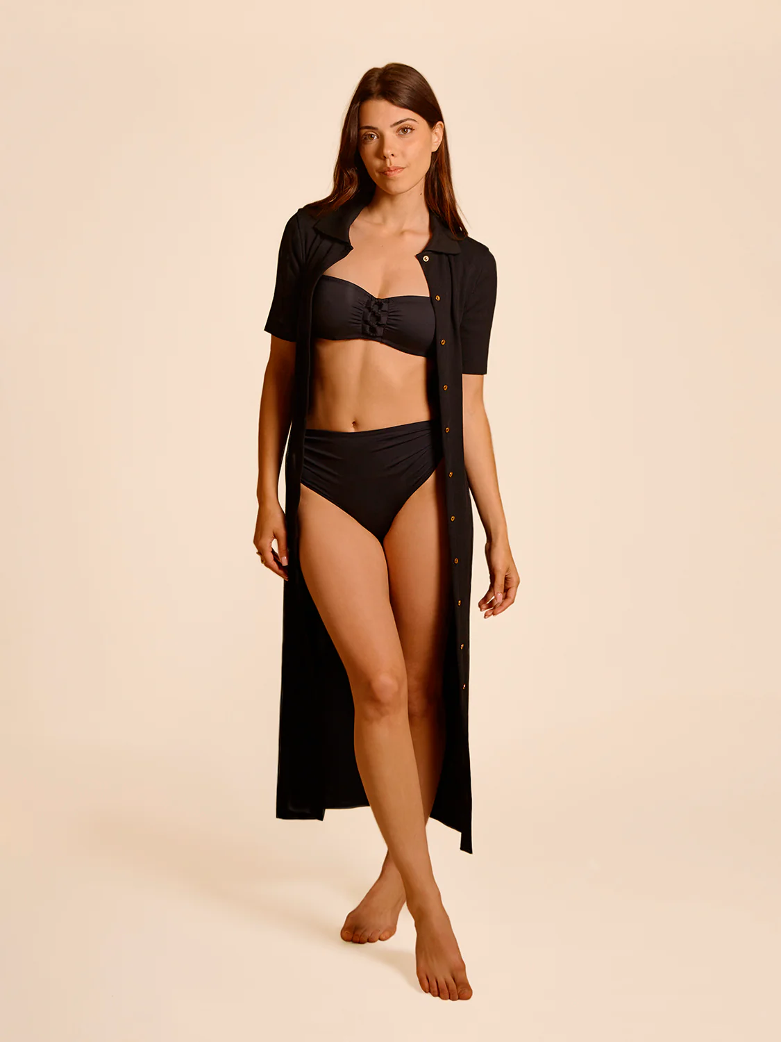 Long dress - Black - Image 7