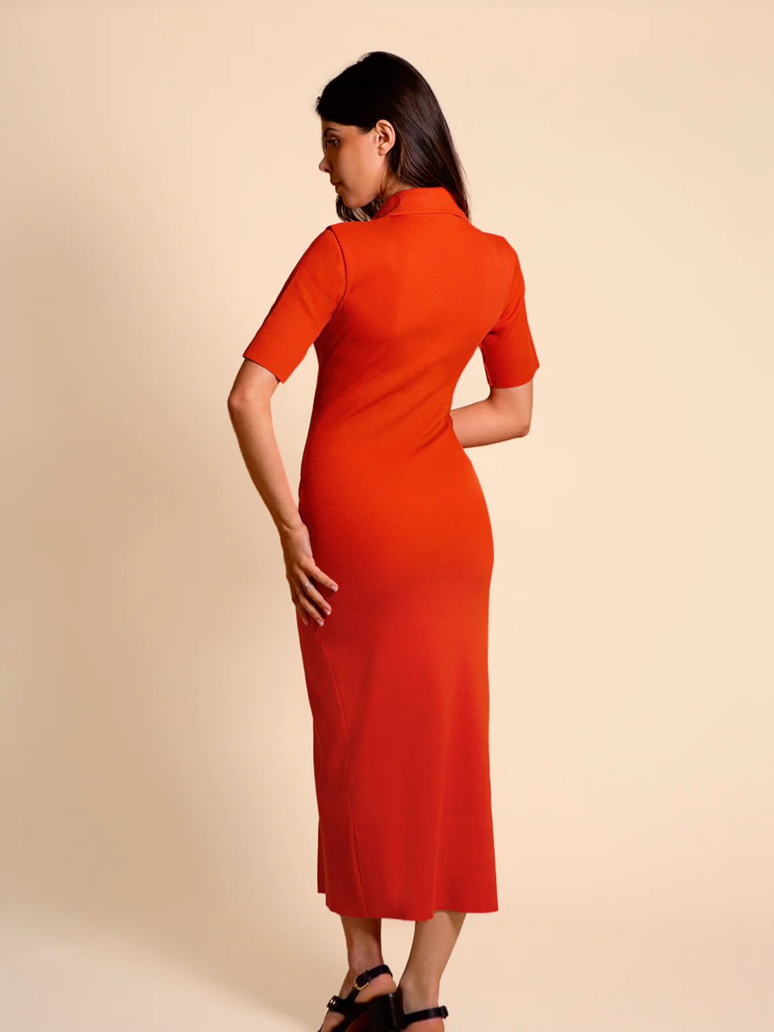 Long dress - Pomegranate - Image 3