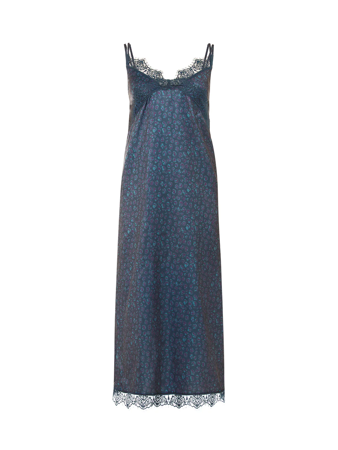 Long Nightdress - Feline Blue - Image 6