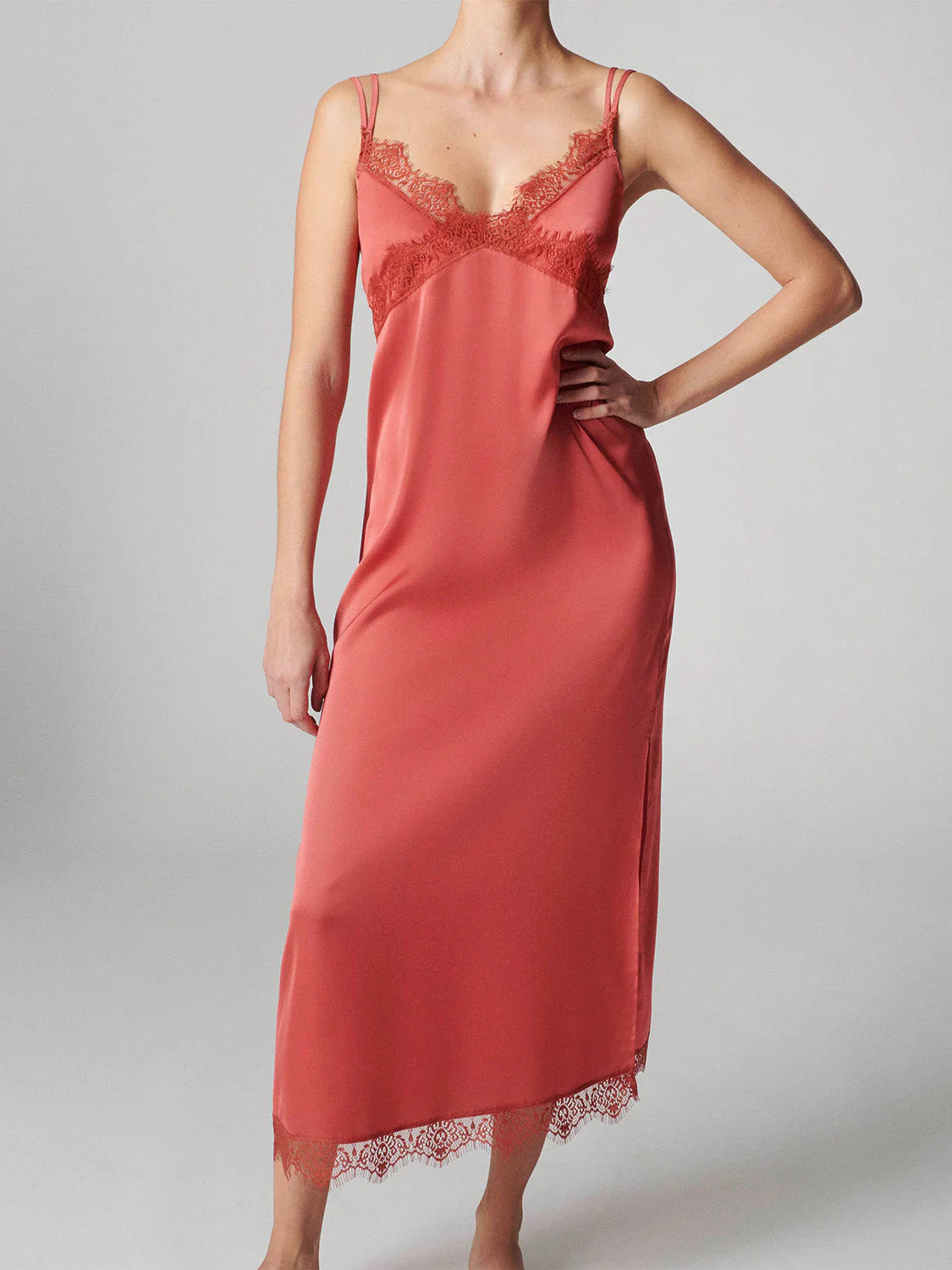 Long Nightdress - Qwartz pink - Image 3