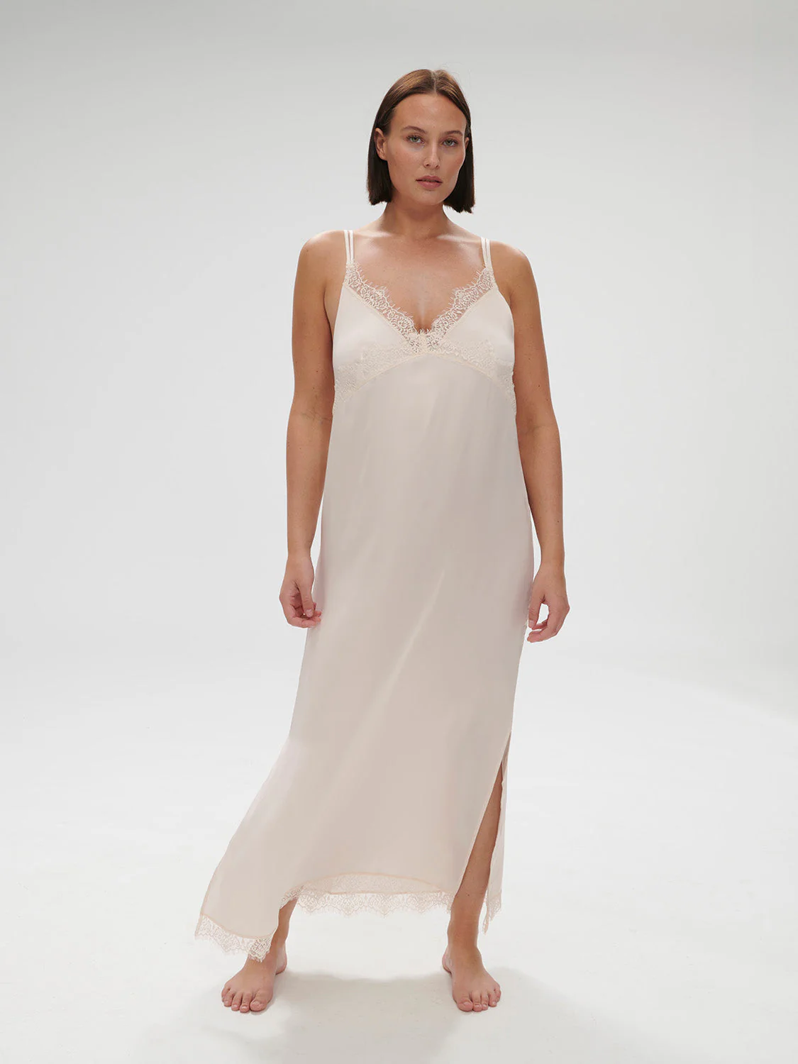 Long Nightdress - Sakura pink - Image 8