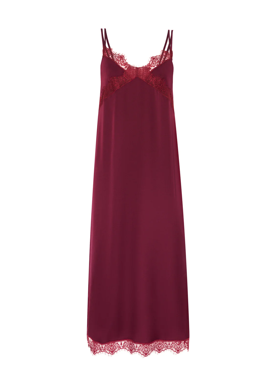 Long Nightdress - Spinel Red - Image 4