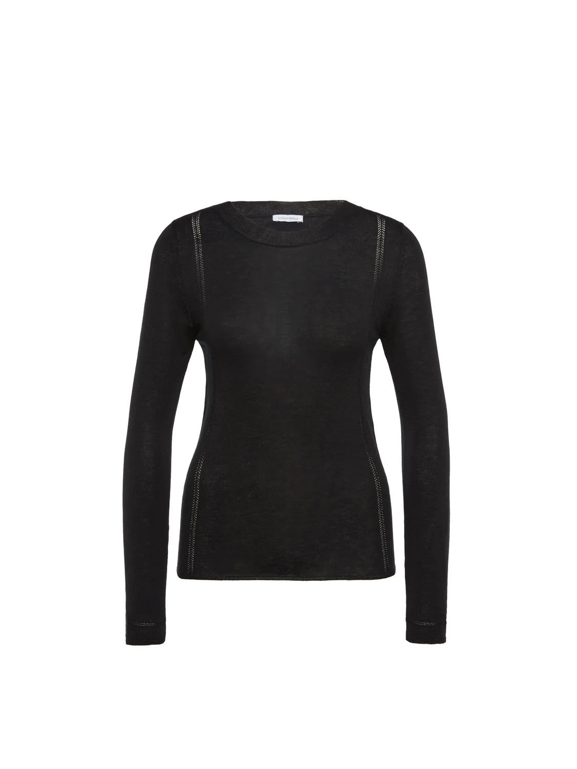 Long Sleeve Top - Black - Image 4