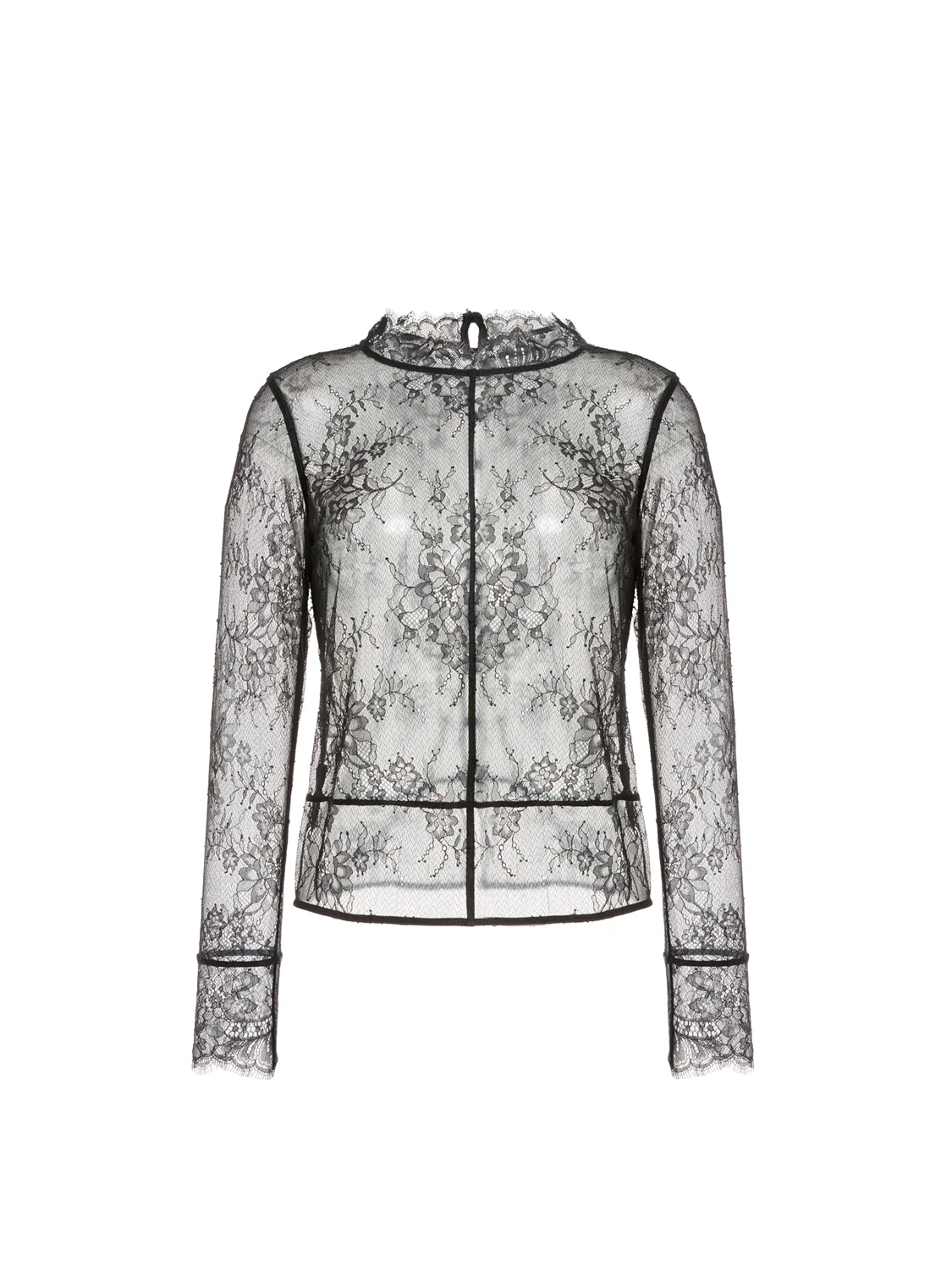 Long Sleeve Top - Black - Image 10