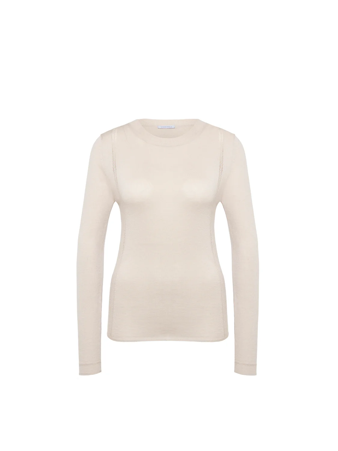 Long Sleeve Top - Mottled beige - Image 5