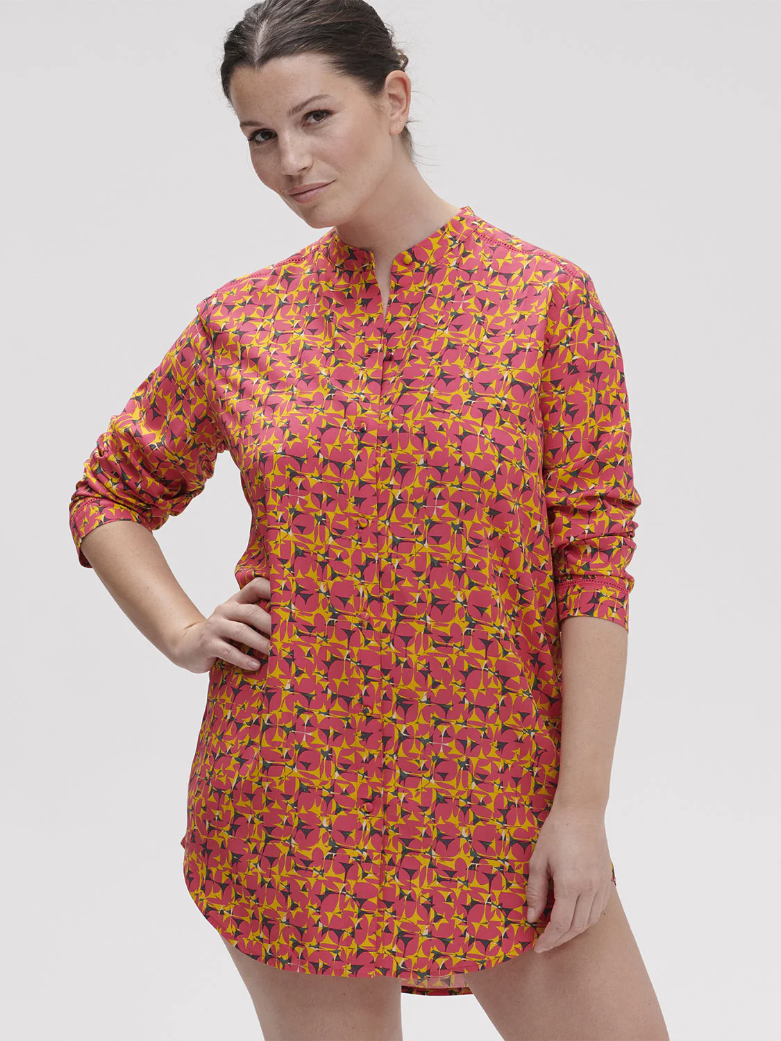 Long sleeved nightdress - Groovy Print - Image 6