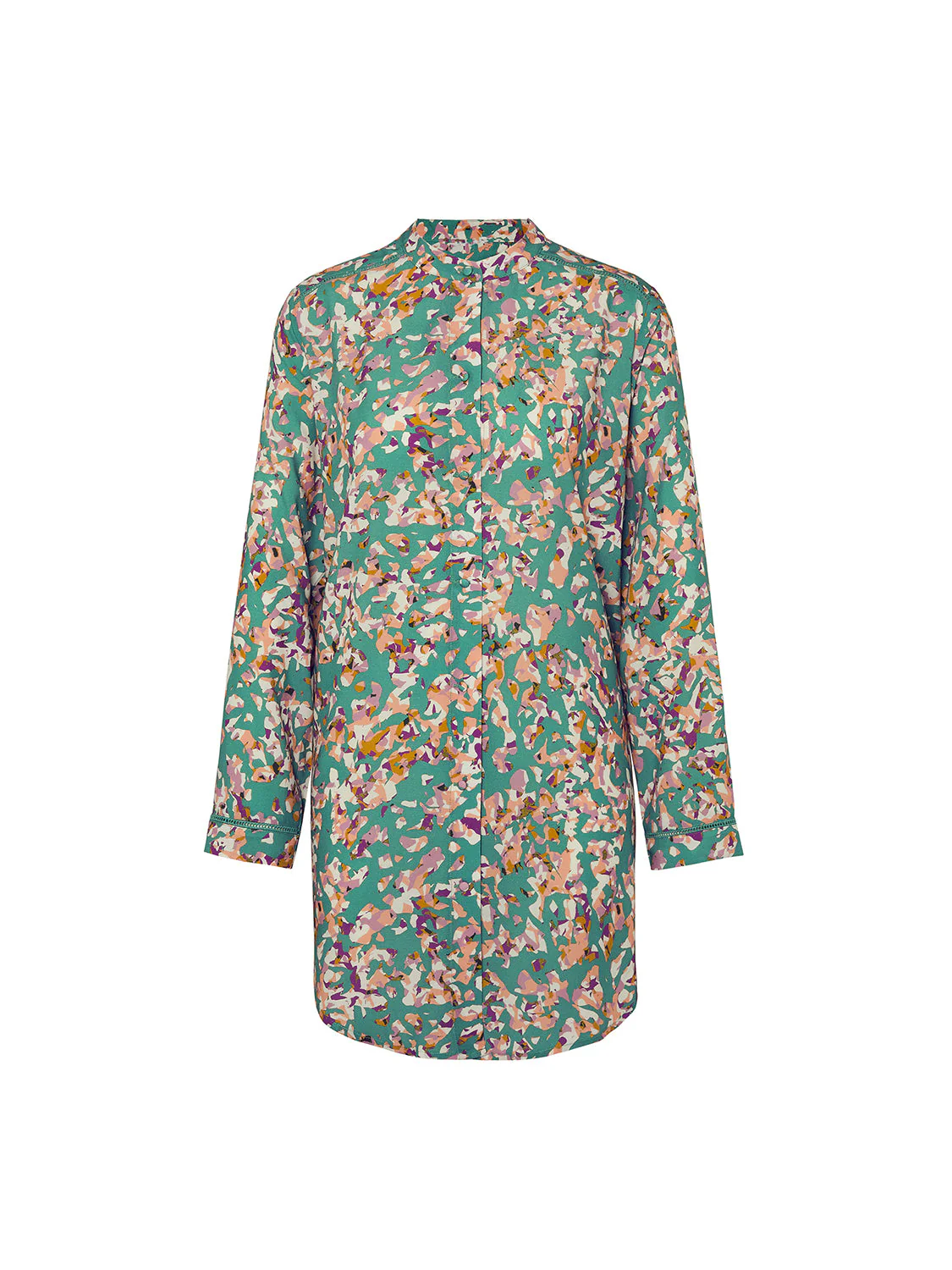 Long sleeved nightdress - Reef Print - Image 11