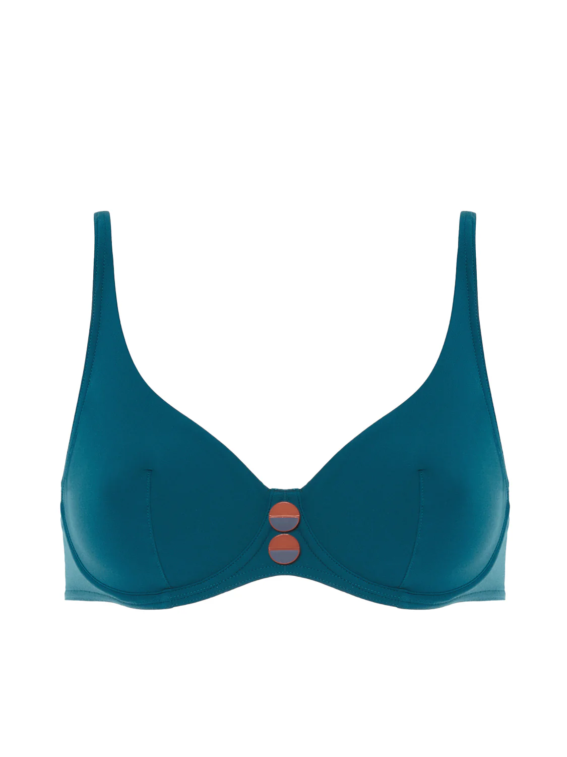 Low-cut underwired bra - Mystery Blue - Image 6