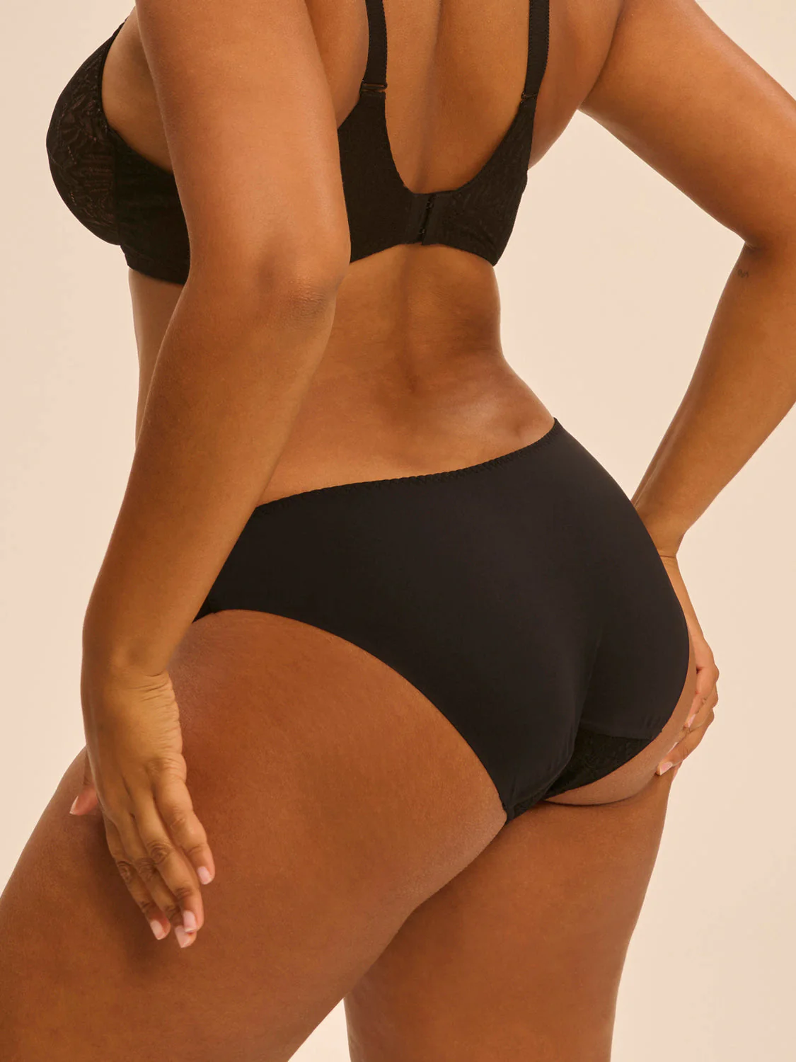 Menstrual brief medium flow - Black - Image 12