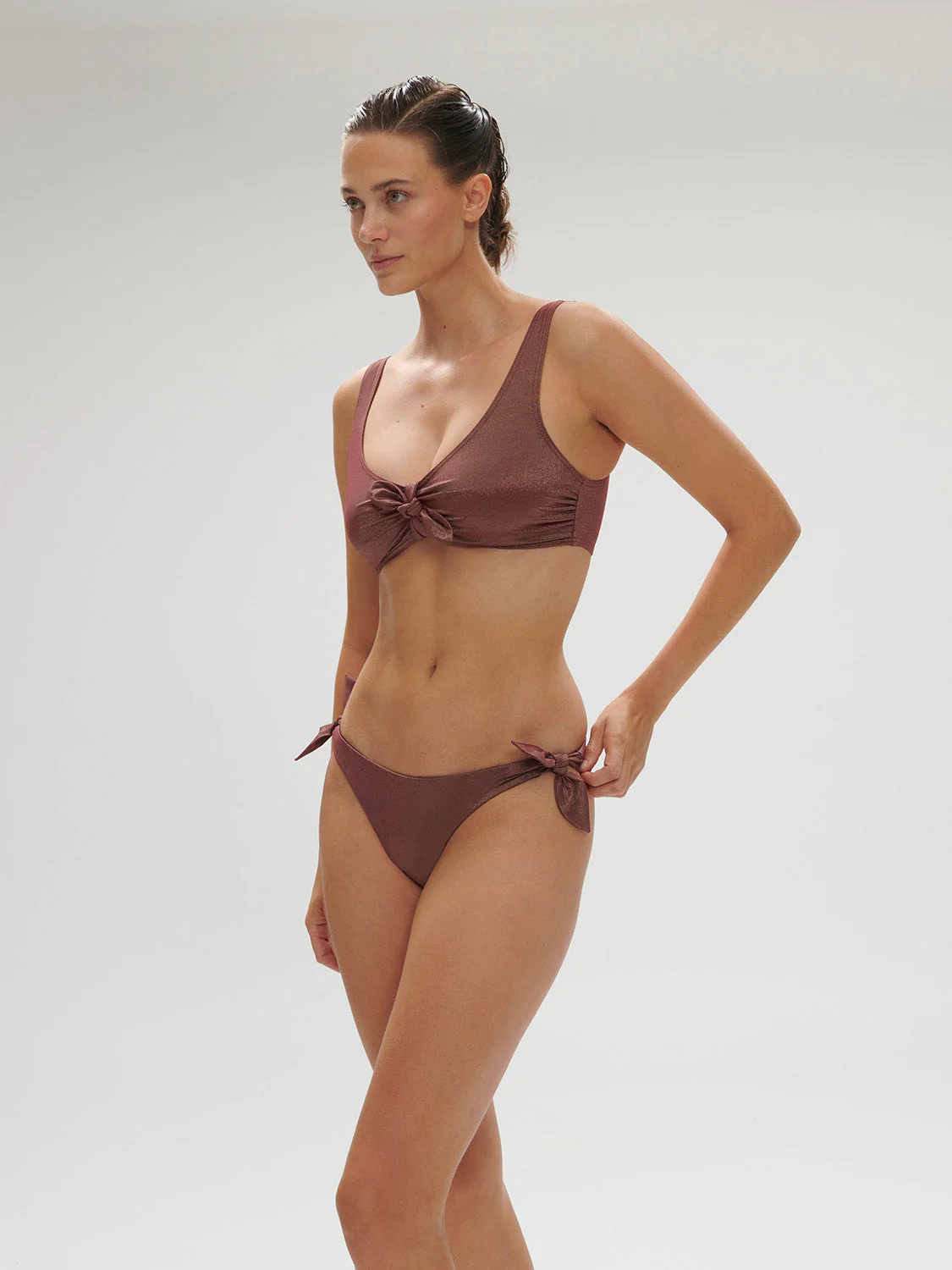 Mini brief - Lurex Dark Purple - Image 3