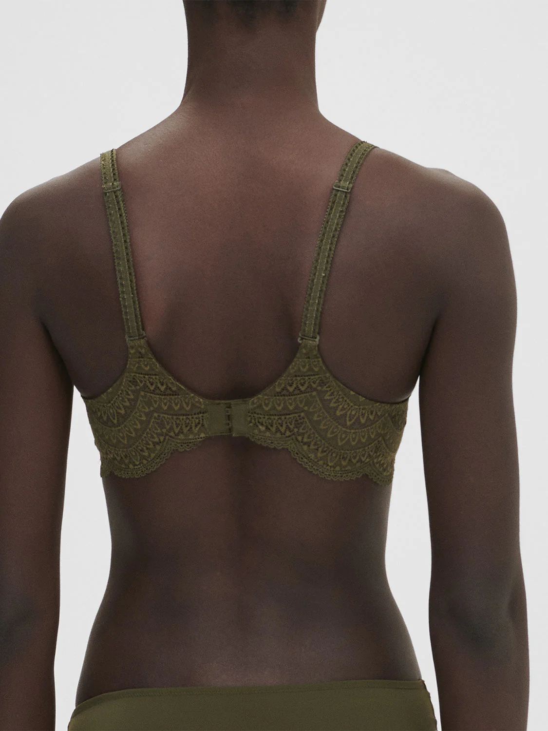 Moulded underwired bra - Adventure Green - Image 2
