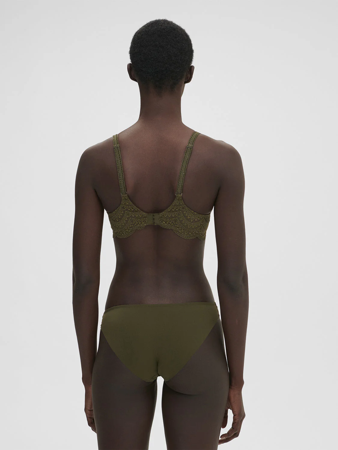 Moulded underwired bra - Adventure Green - Image 4
