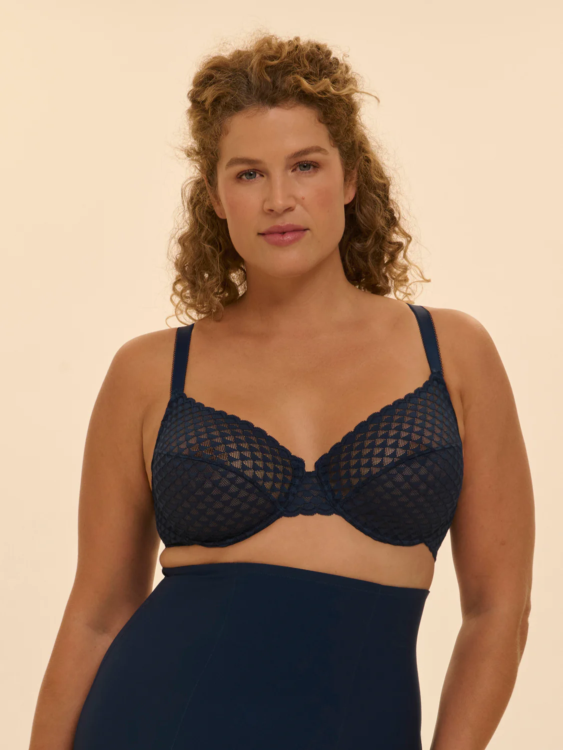 Moulded underwired bra - Midnight - Image 8