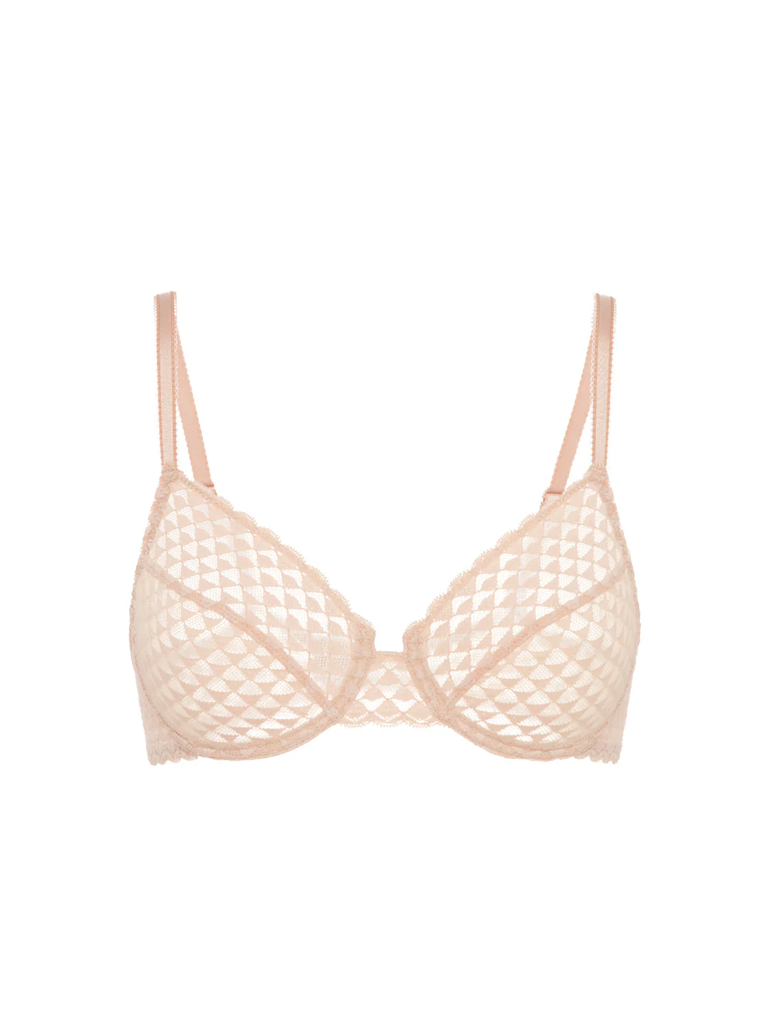 Moulded underwired bra - Peau rosée - Image 11