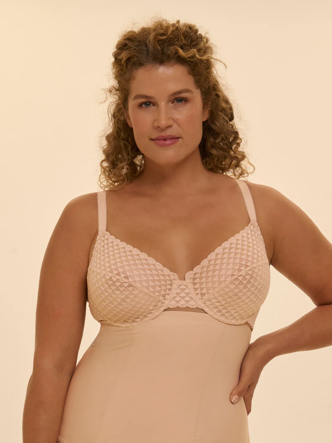 Moulded underwired bra - Peau rosée - Image 9