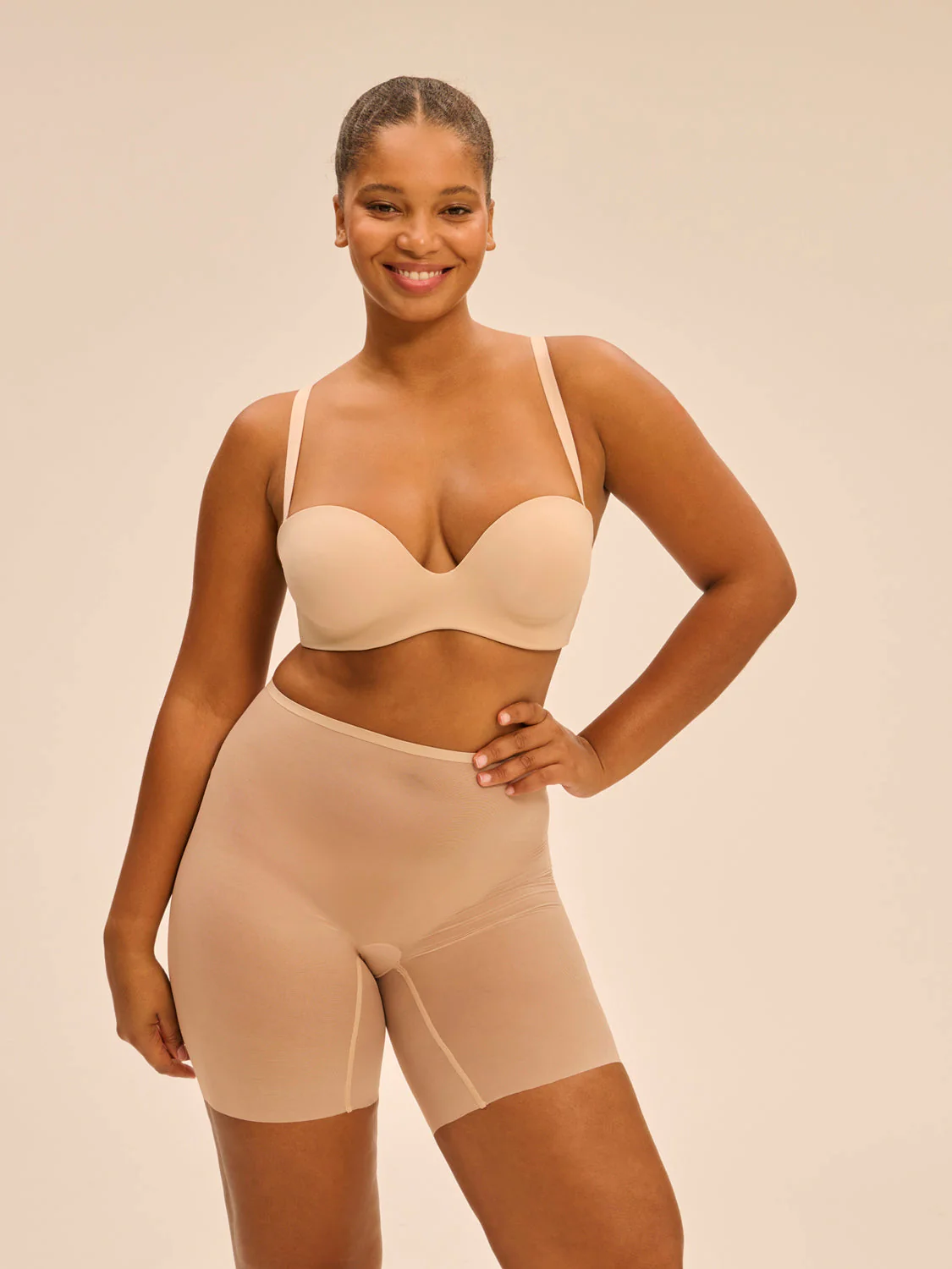 Multi-position strapless bra - Peau rosée - Image 2