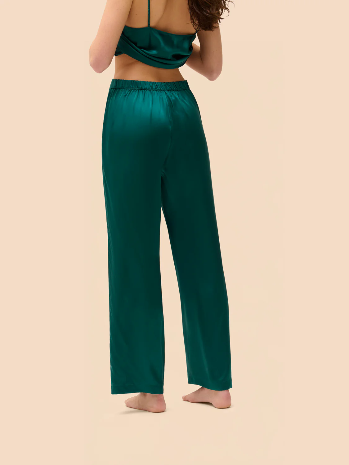 Night pants - Emerald green - Image 2