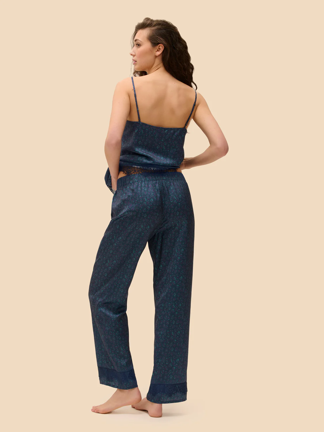 Night pants - Feline Blue - Image 5