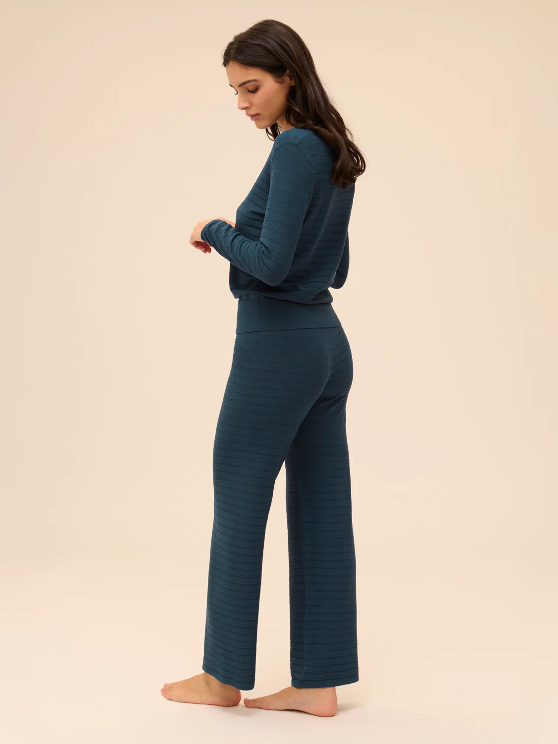 Night pants - Petrol blue - Image 5