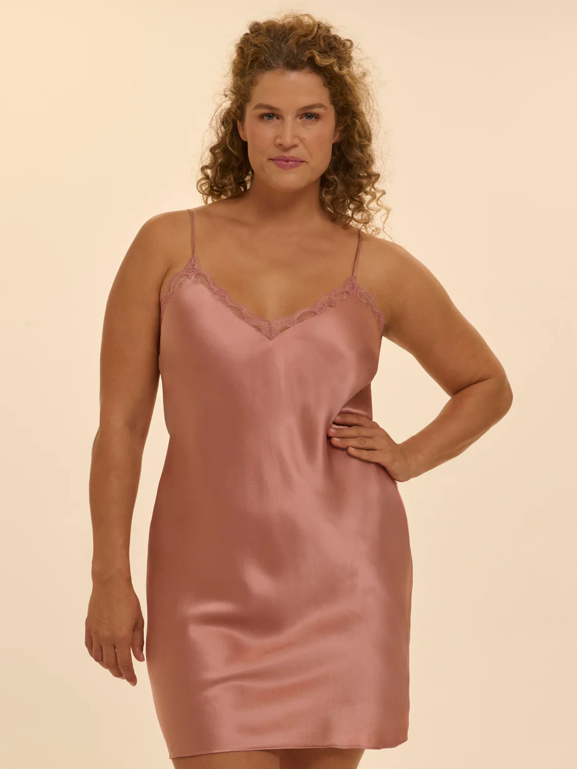 Nightdress - Smokey Pink - Image 6