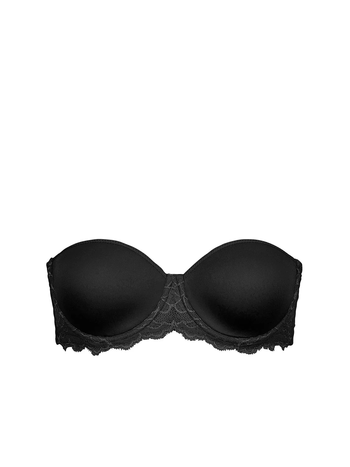 Non padded strapless bra, Spacer 3D - Black - Image 6