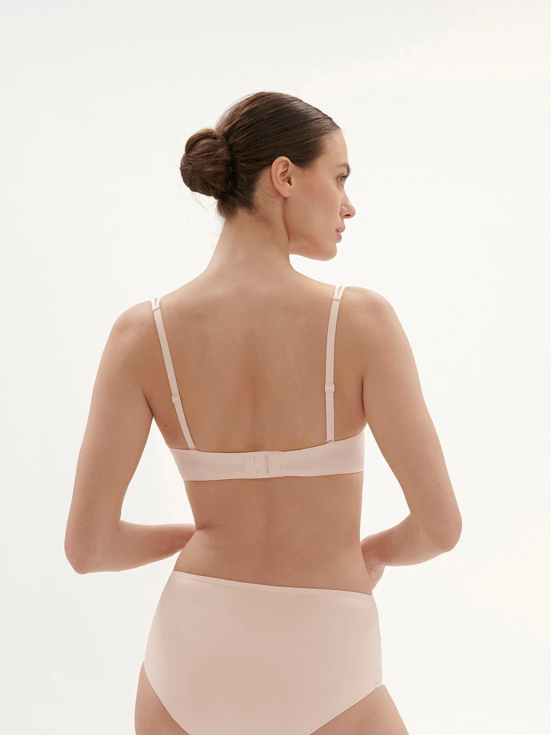 Non padded strapless bra, spacer 3D - Blush - Image 3
