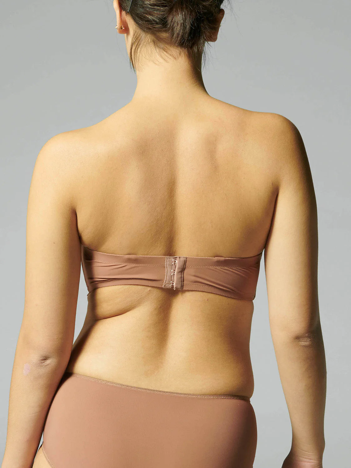 Non padded strapless bra, spacer 3D - Coco brown - Image 10