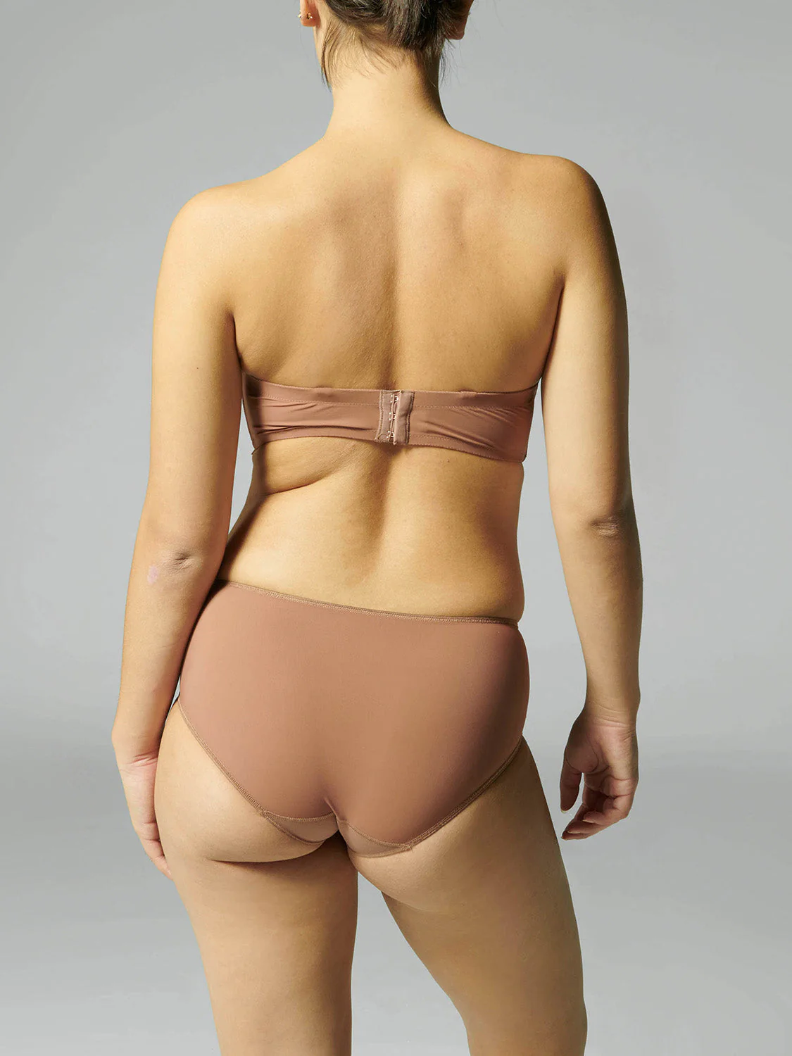 Non padded strapless bra, spacer 3D - Coco brown - Image 9