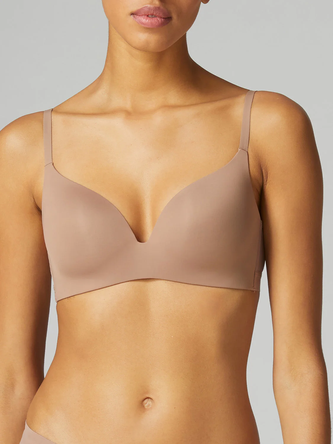 Non wired soft cup bra - Amaretto - Image 3