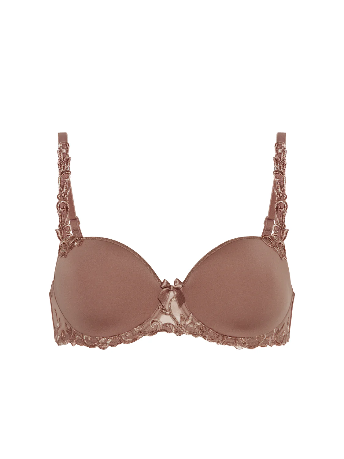 Padded half cup bra - Amaretto - Image 9