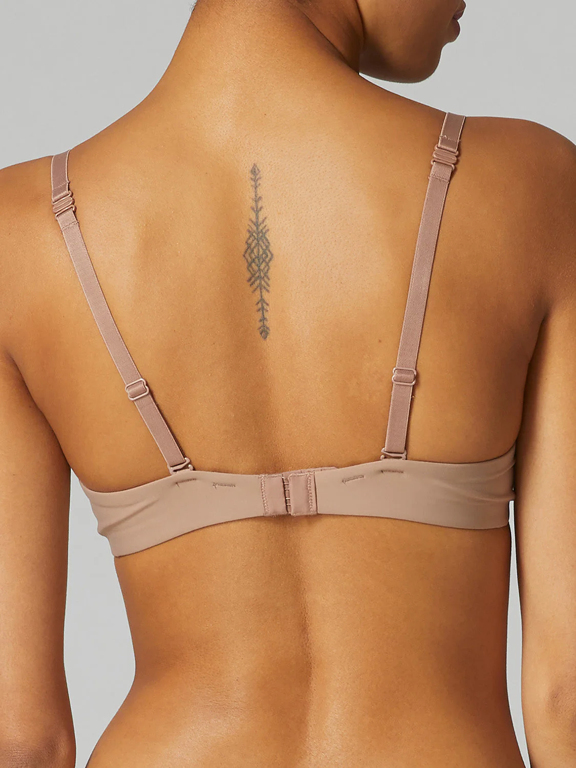 Padding plunge bra - Amaretto - Image 5