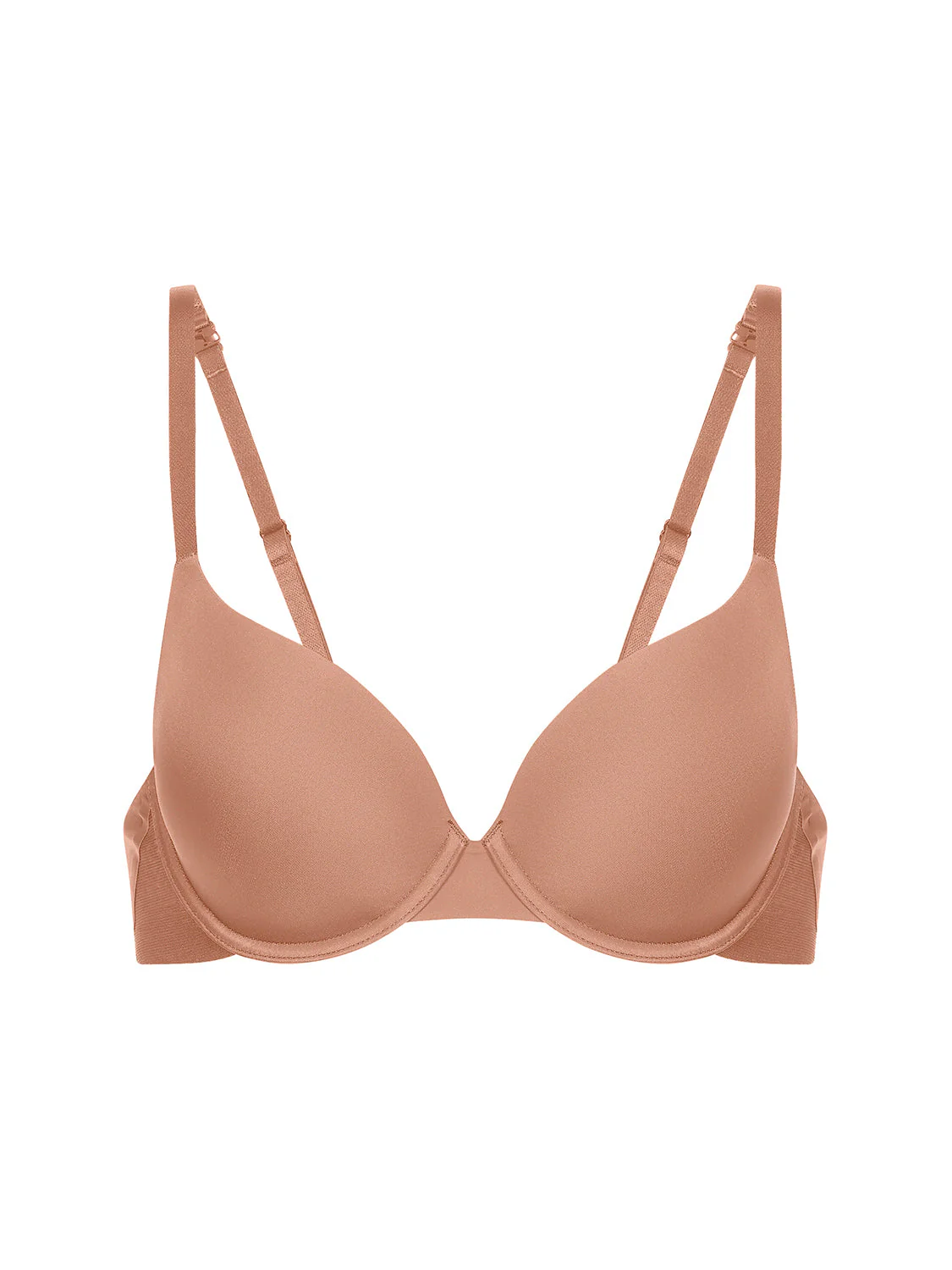 Padding plunge bra - Amaretto - Image 6