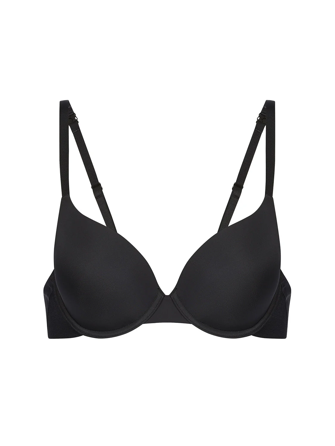 Padding plunge bra - Black - Image 13