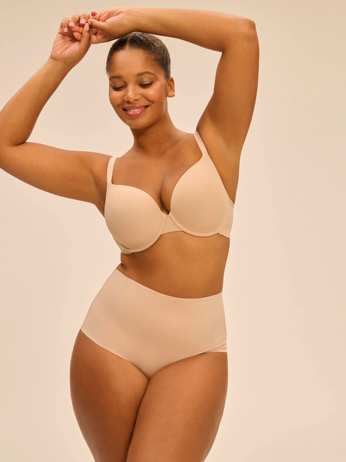Padding plunge bra - Peau rosée - Image 2