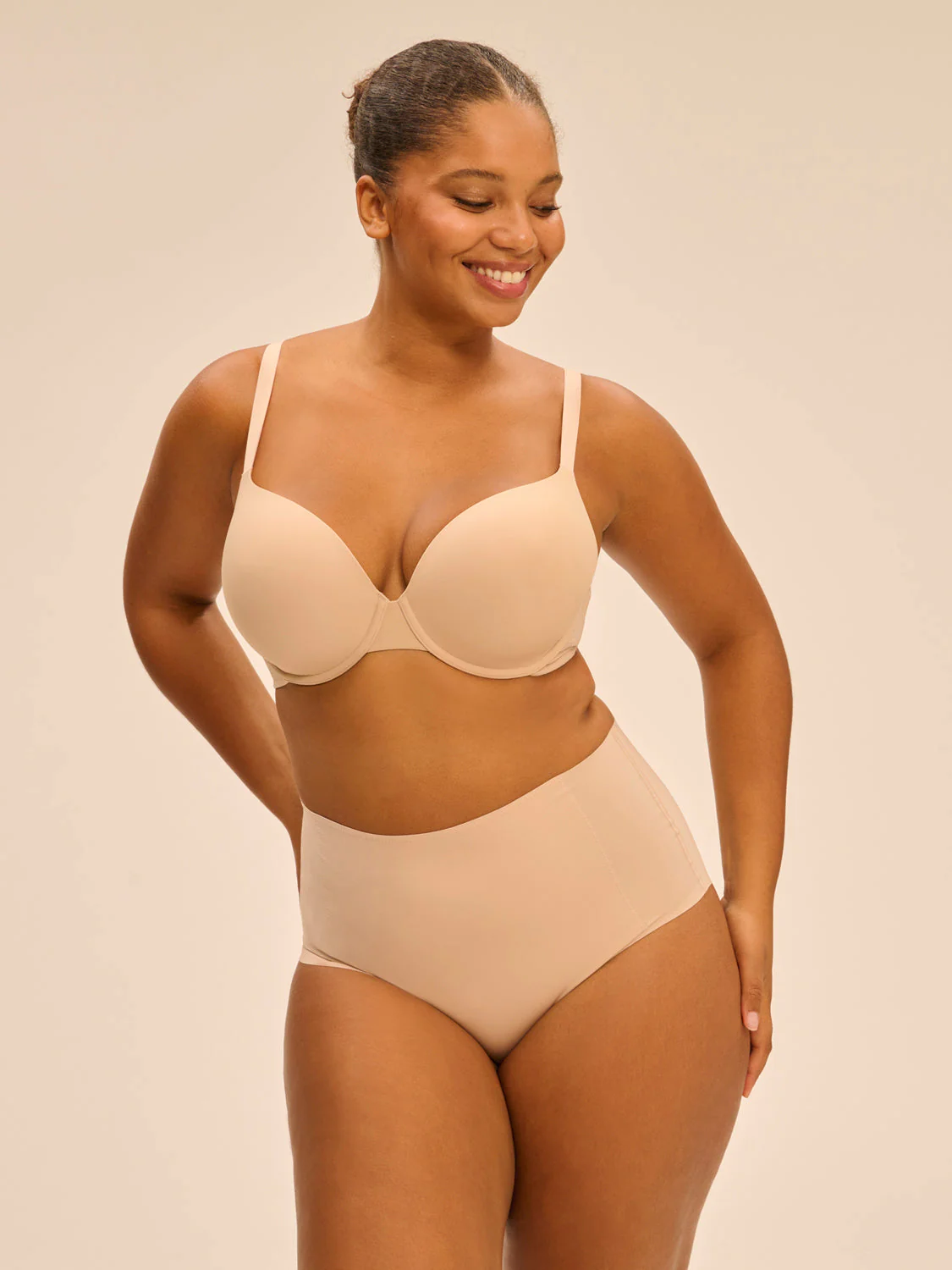 Padding plunge bra - Peau rosée - Image 3