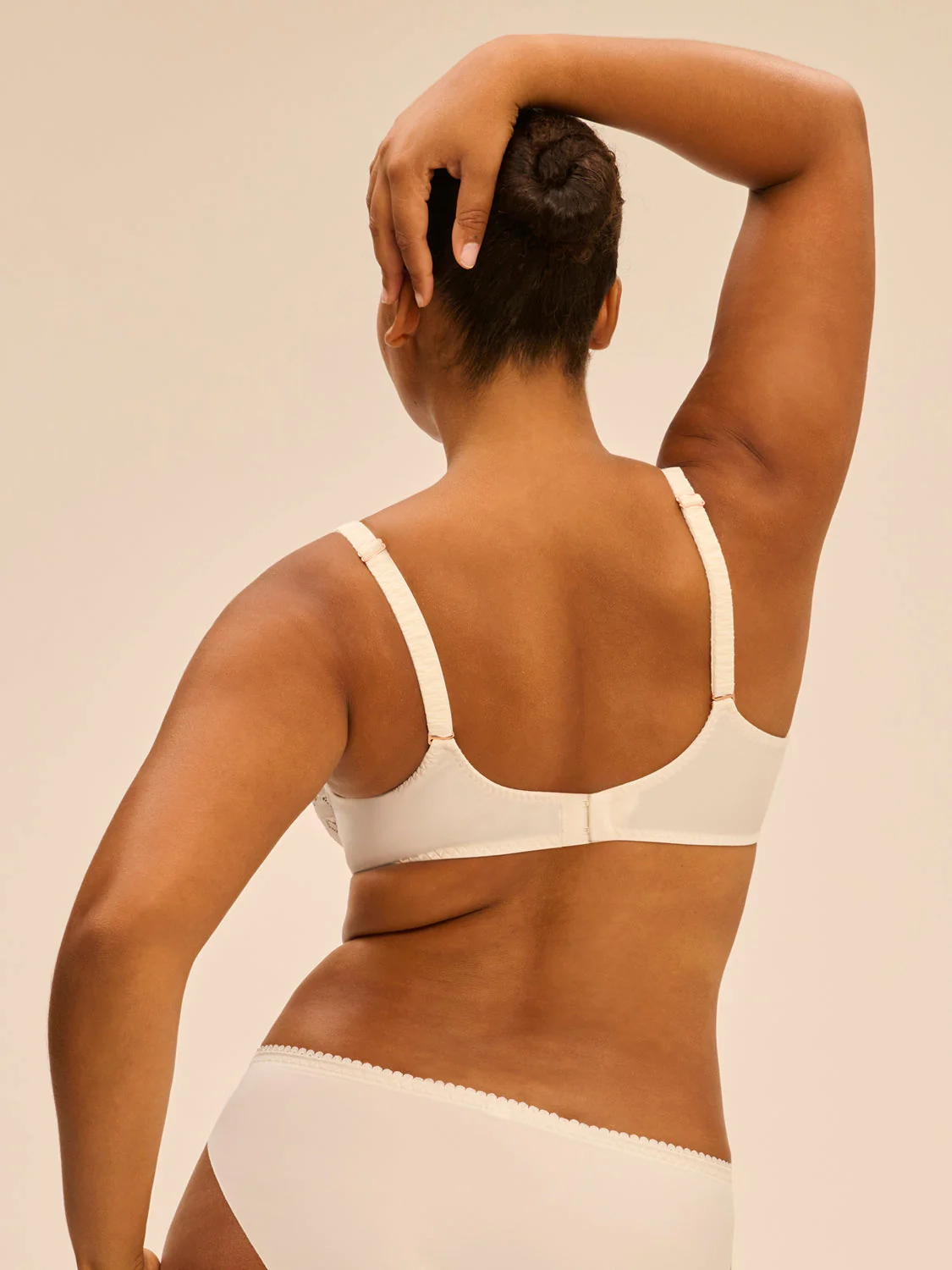 Plunging full cup bra - Natural - Image 7