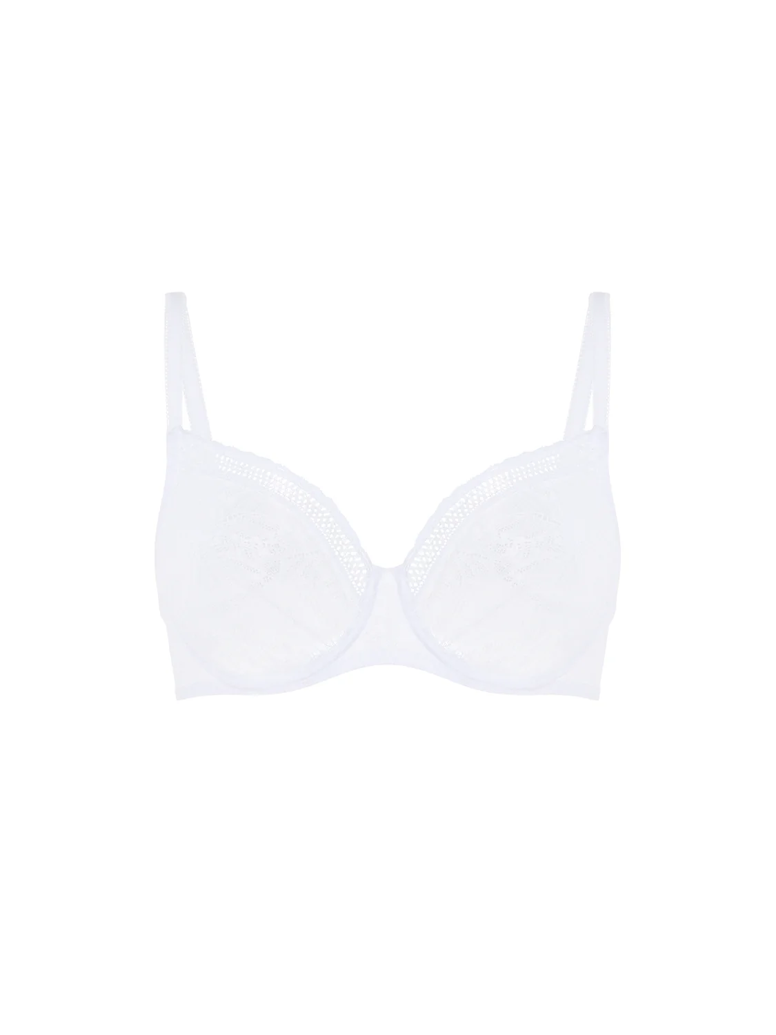 Plunging moulded underwired bra - White - Image 14