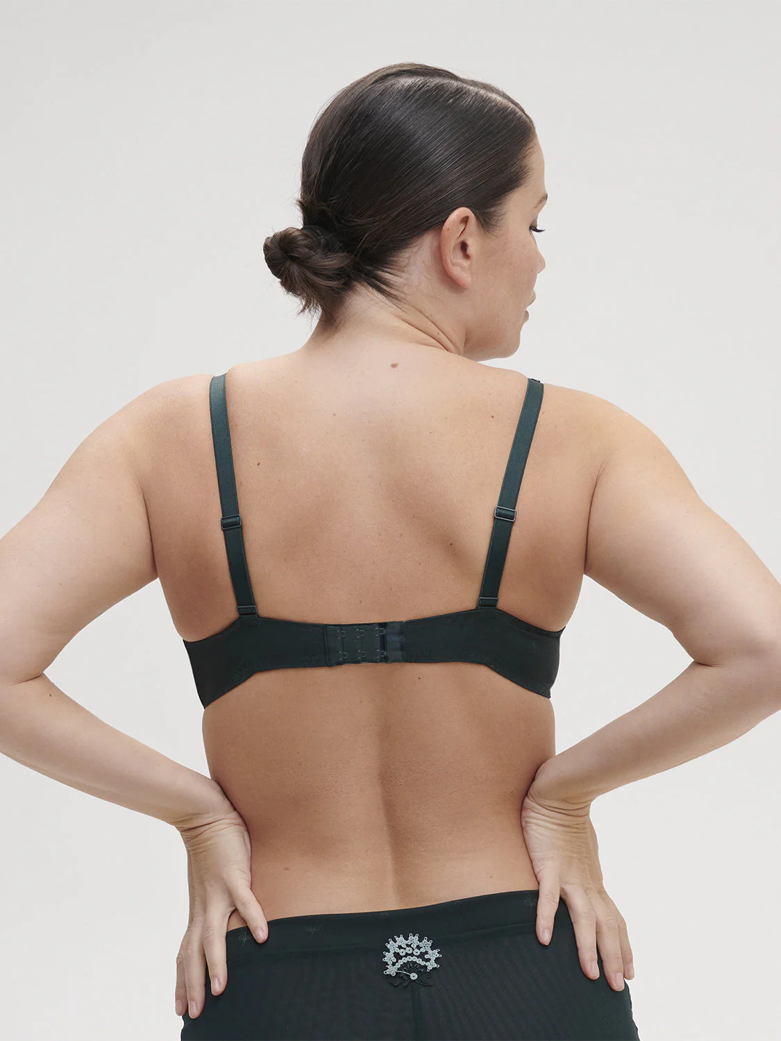 Plunging push-up bra - Kolsaï Green - Image 8