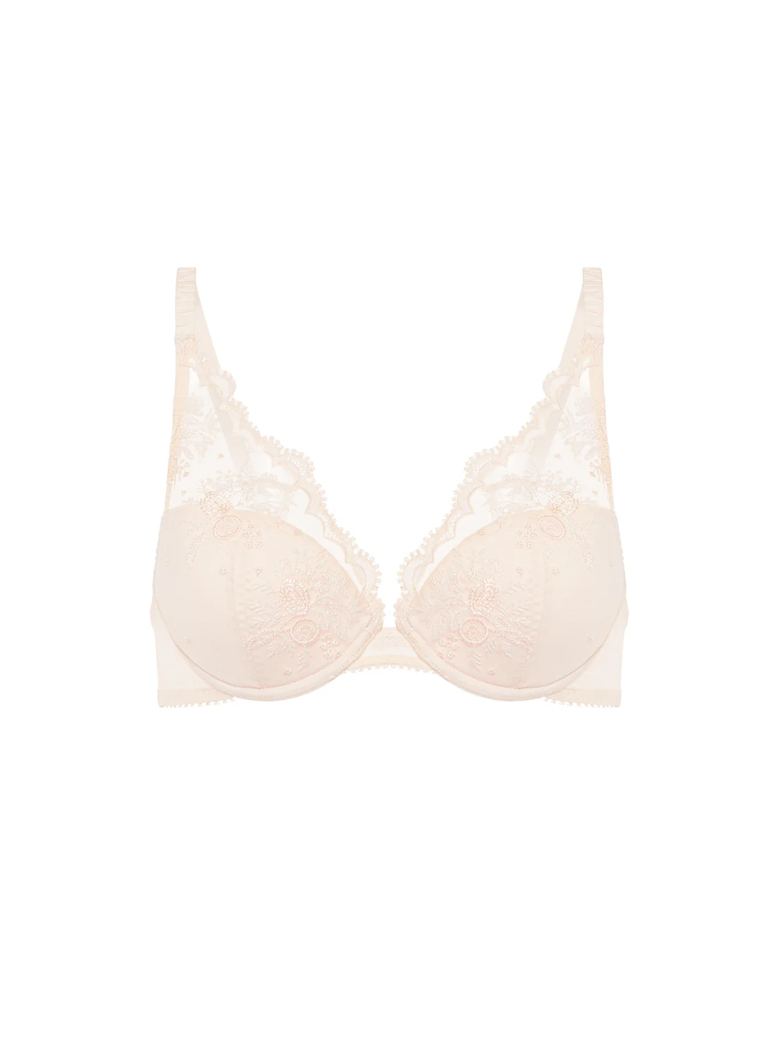 Plunging push-up bra - Sakura pink - Image 8