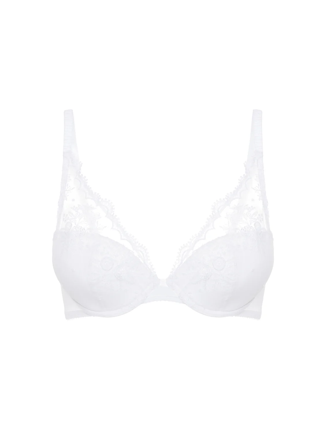 Plunging push-up bra - White - Image 7