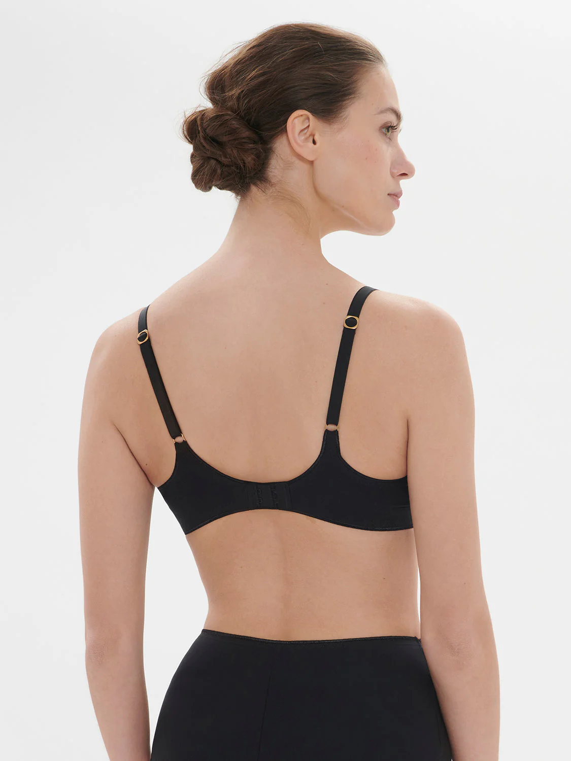 Plunging underwired bra - Black - Image 3
