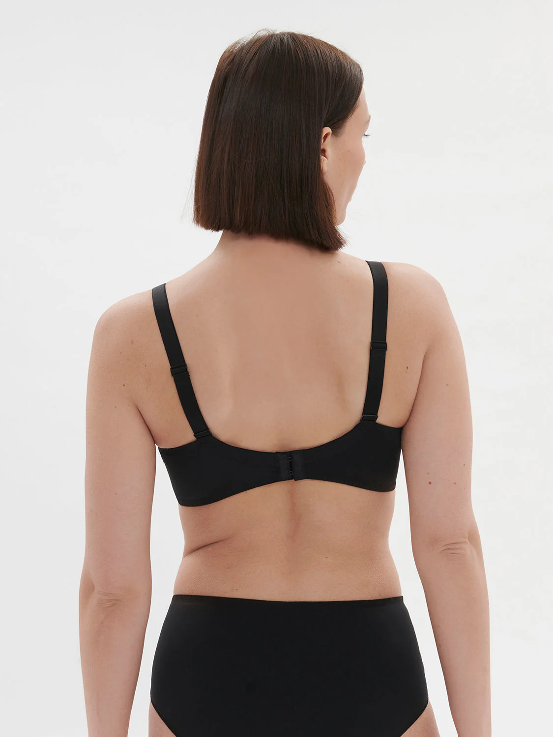 Plunging underwired bra - Gem Black - Image 7